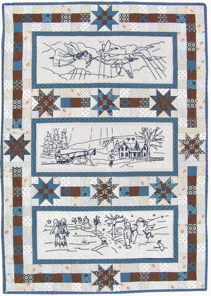 Pattern, ABQ, Angels Watching Over Me, Lap Quilt or Wall Hanging, ABQ-151