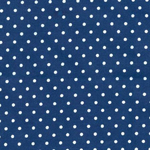 Fabric Flannel, Navy Dot FIN92559