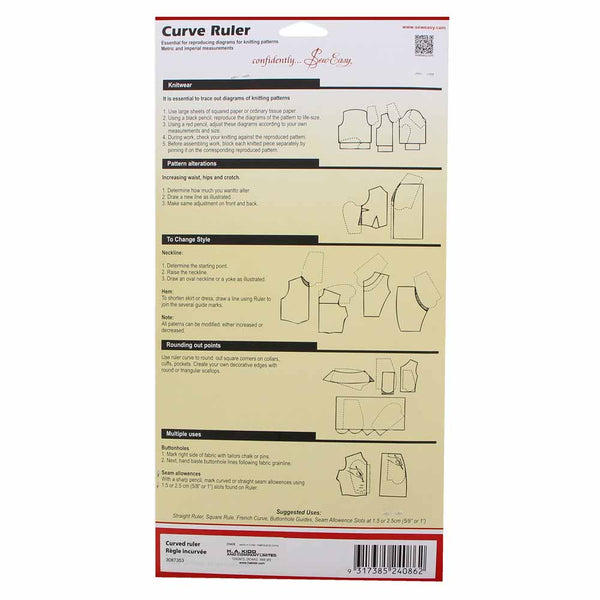 Curve Ruler, Sew Easy