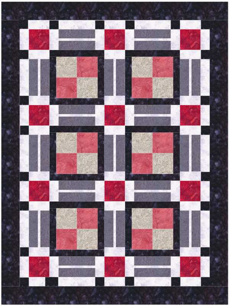 Pattern, ABQ, Piccadilly Quilt, multi-sized, ABQ-167