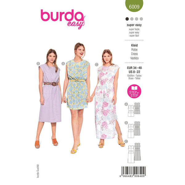 Pattern, Burda, 6009, Dress