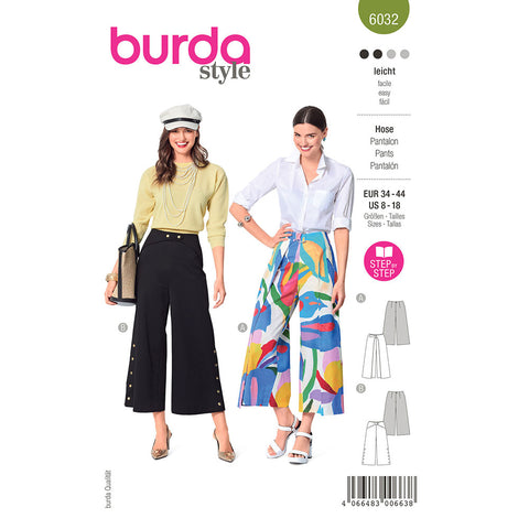 Pattern, Burda, 6032, Sailor Trouser/Pants