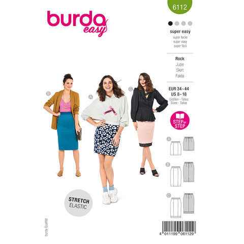 Pattern, Burda, 6112, Skirt