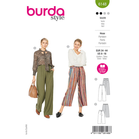 Pattern, Burda, 6148, Trousers/Pants