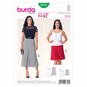 Pattern, Burda, 6818, Skirt