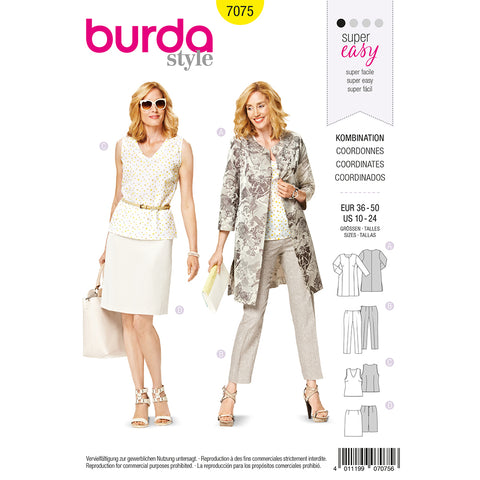 Pattern, Burda, 7075