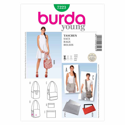 Pattern, Burda, 7223, Bag