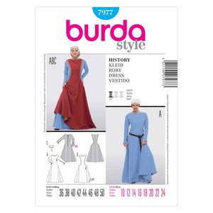 Pattern, Burda, 7977, Historical Dress
