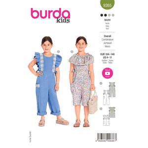 Pattern, Burda, 9265, Dress/Top, Kids