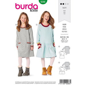 Pattern, Burda, 9286, Dress, Kids