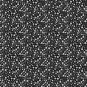 Fabric, Basically Black and White 2, Scribble Spots, 10222-98