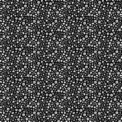 Fabric, Basically Black and White 2, Scribble Spots, 10222-98