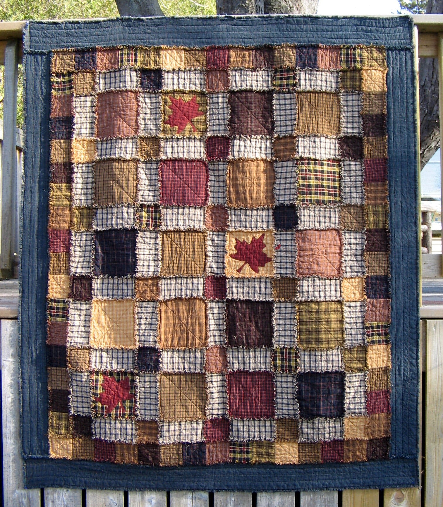 Pattern, Maple Leaf Rag Quilt ABQ-103