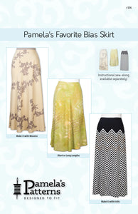Pattern, Pamela's Favorite Bias Skirt, Multi-sized #106