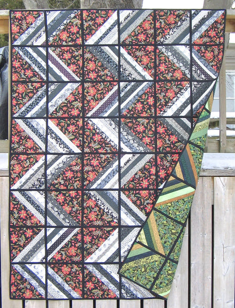 Class, Quilt-As-You-Go Quilt, Lightning Struck Twice