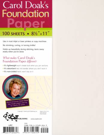 Foundation Paper Carol Doak # 10985