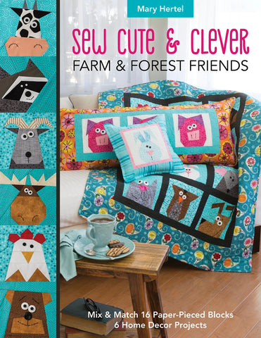 Book, Sew Cute & Clever Farm & Forest Friends, 11331