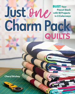 Book, Just Two Charm Pack Quilts Slash Your Stash; Make 16 Throw Quilts 11546