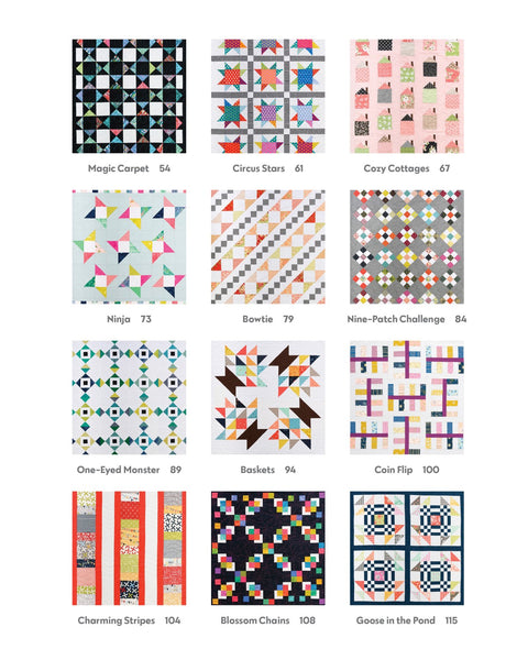 Book, Just Two Charm Pack Quilts Slash Your Stash; Make 16 Throw Quilts 11546