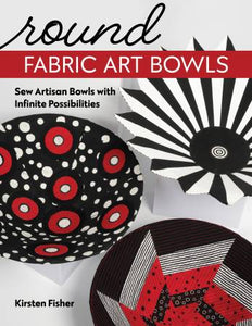 Book, Round Fabric Art Bowls