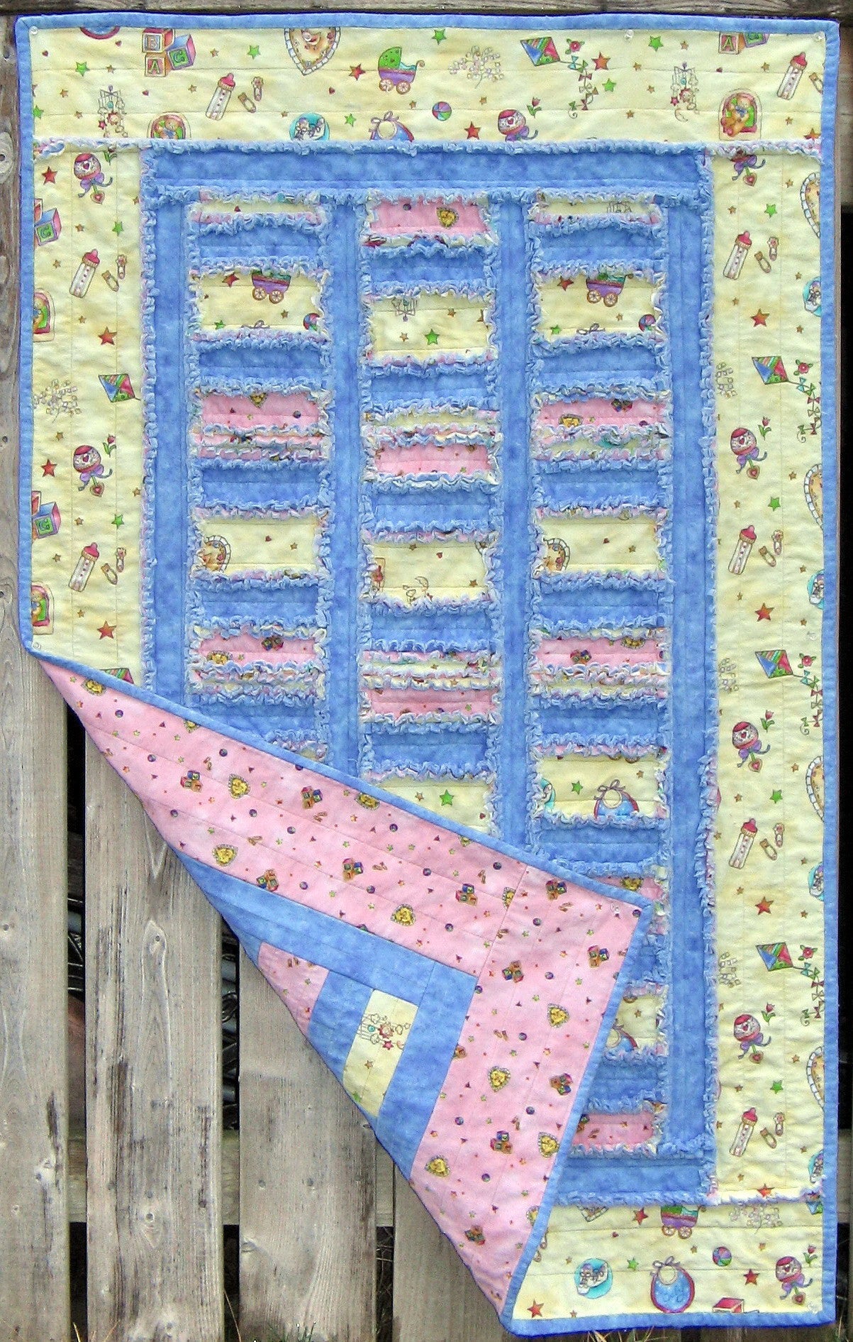 Pattern, ABQ, Raggy Baby Quilt, ABQ-120