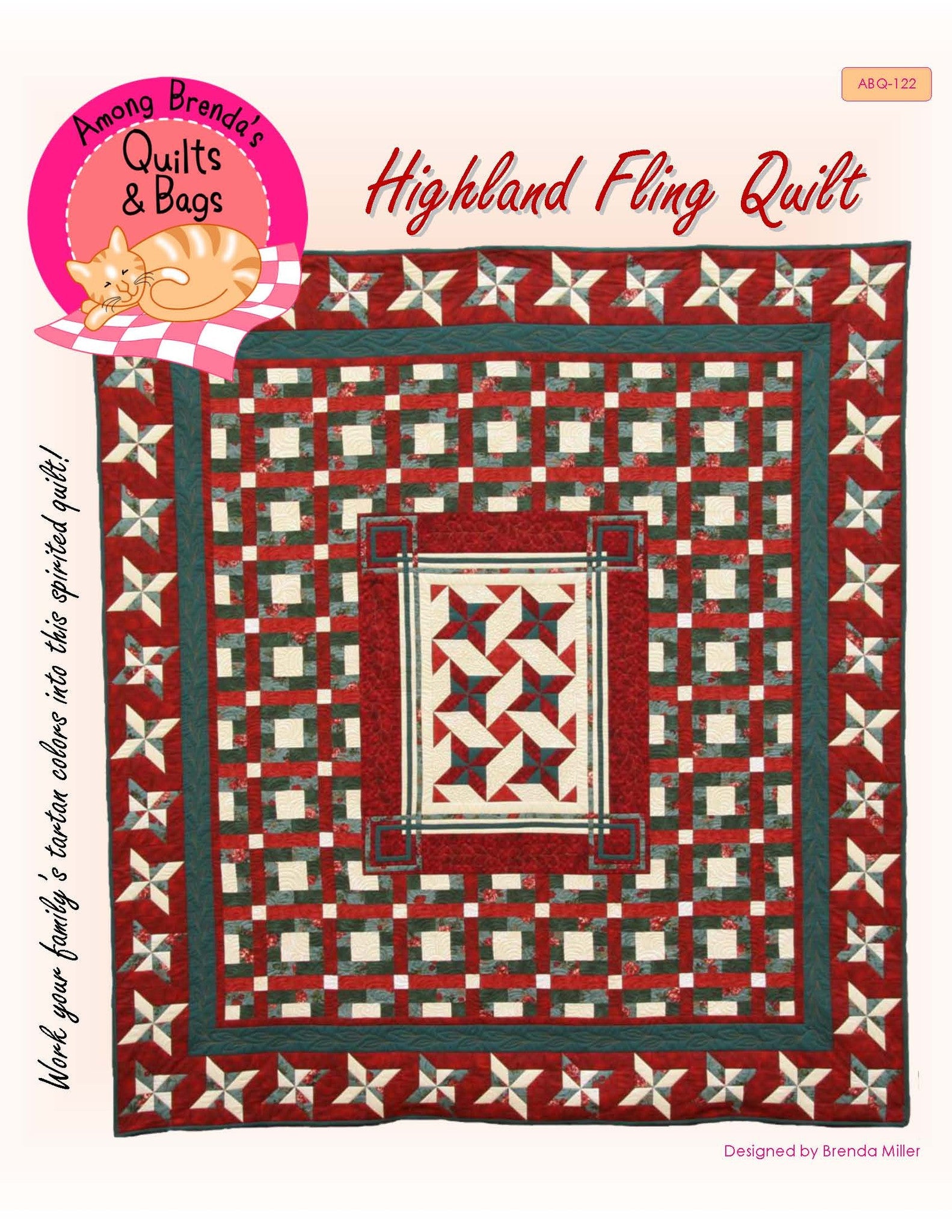 Pattern, Highland Fling Quilt ABQ-122