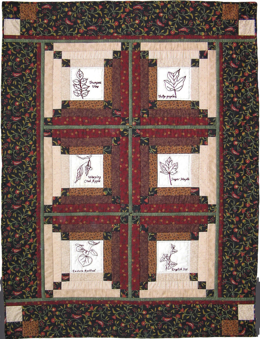 Pattern, Gardener's Journal Lap Quilt ABQ-125