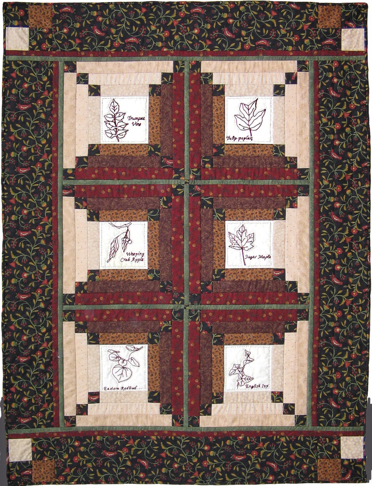Pattern, Gardener's Journal Lap Quilt ABQ-125