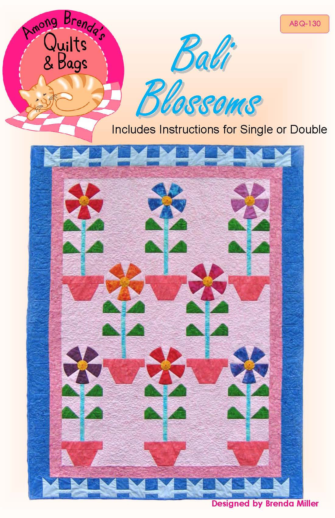 Pattern, Bali Blossoms Quilt ABQ-130