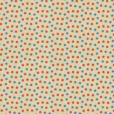 Fabric: Something to Crow About - Petal Flower Natural     #16084B-70