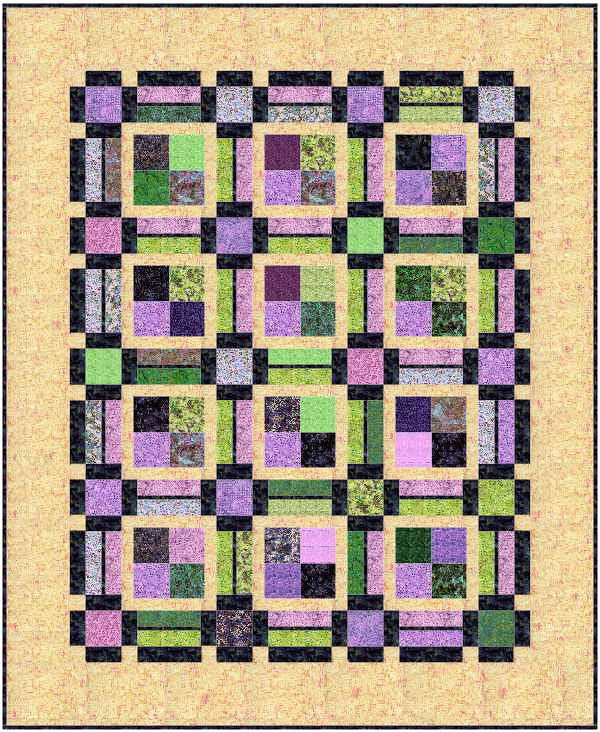 Pattern, Piccadilly Quilt, multi-sized ABQ-167