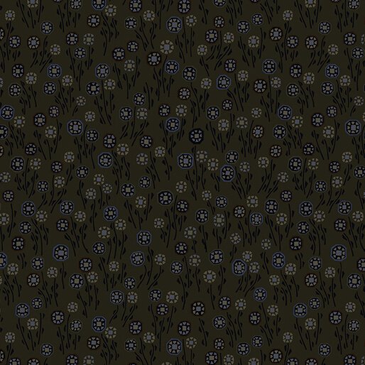 Fabric, Decades: Jazz Age, Black   17078B-12