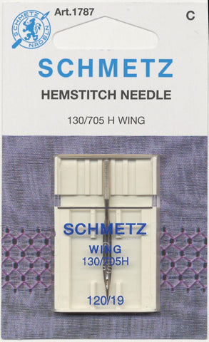 Machine Sewing Needle, Hemstitch / Wing Machine Needle Size 120 # 1787