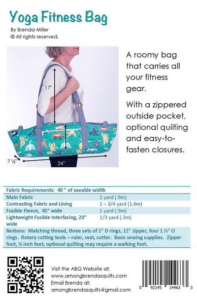 Pattern, Yoga Fitness Bag ABQ-178