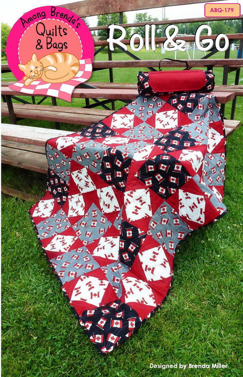 Pattern, Roll & Go - a take-along quilt, ABQ-179