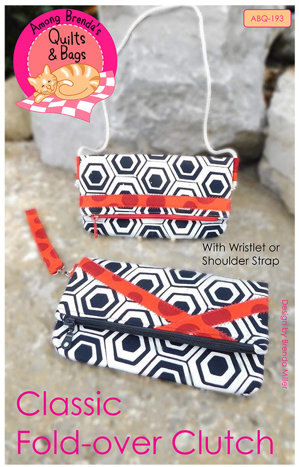Pattern, Classic Fold-over Clutch ABQ-193
