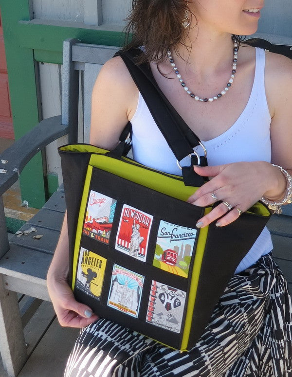 Pattern, Uptown Girl Tote ABQ-187