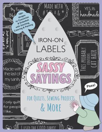 Book, Iron-On Labels Sassy Sayings
