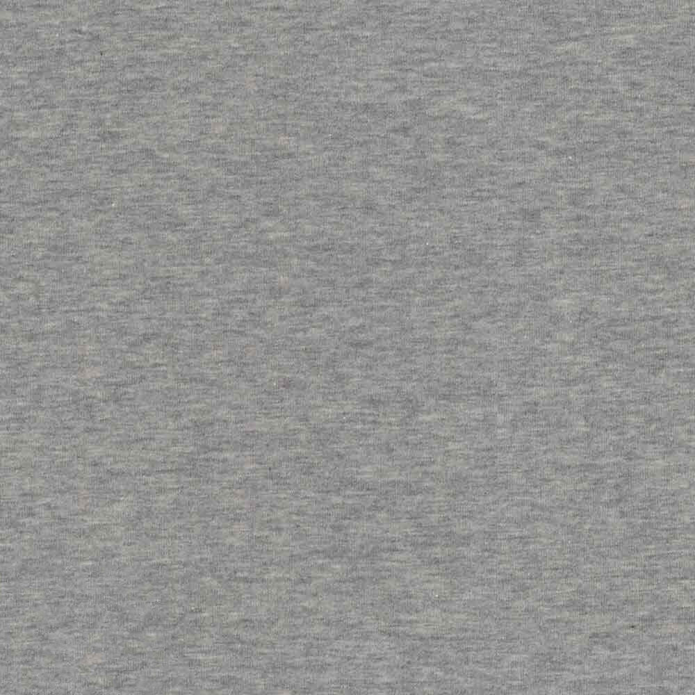 Fabric, Knit, Avalana Sweat Grey Melange Brushed 421-301