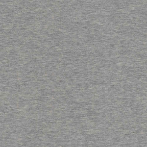 Fabric, Knit, Avalana Sweat Grey Melange Brushed 421-301