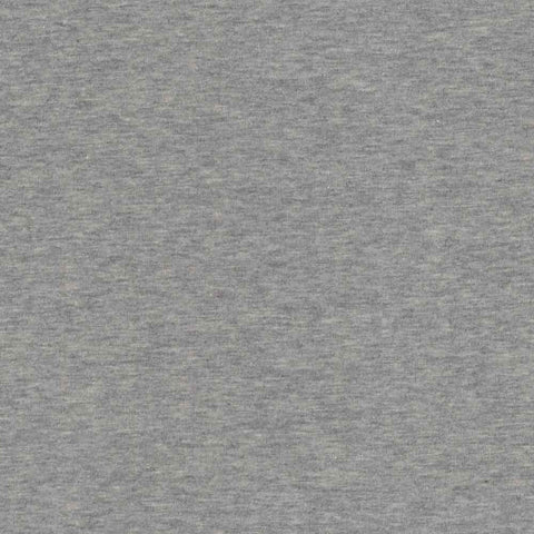 Fabric, Knit, Avalana Sweat Grey Melange Brushed 421-301