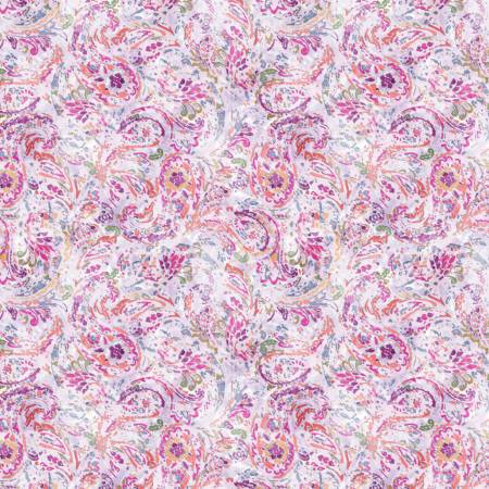 Fabric, Multi Paisley Swirl Daphne 21231301-01