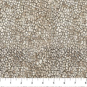 Fabric, Naturescapes Solitude Beige Cracked Earth 26777-14