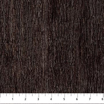 Fabric, Naturescapes Solitude Dark Brown Bark 26778-38