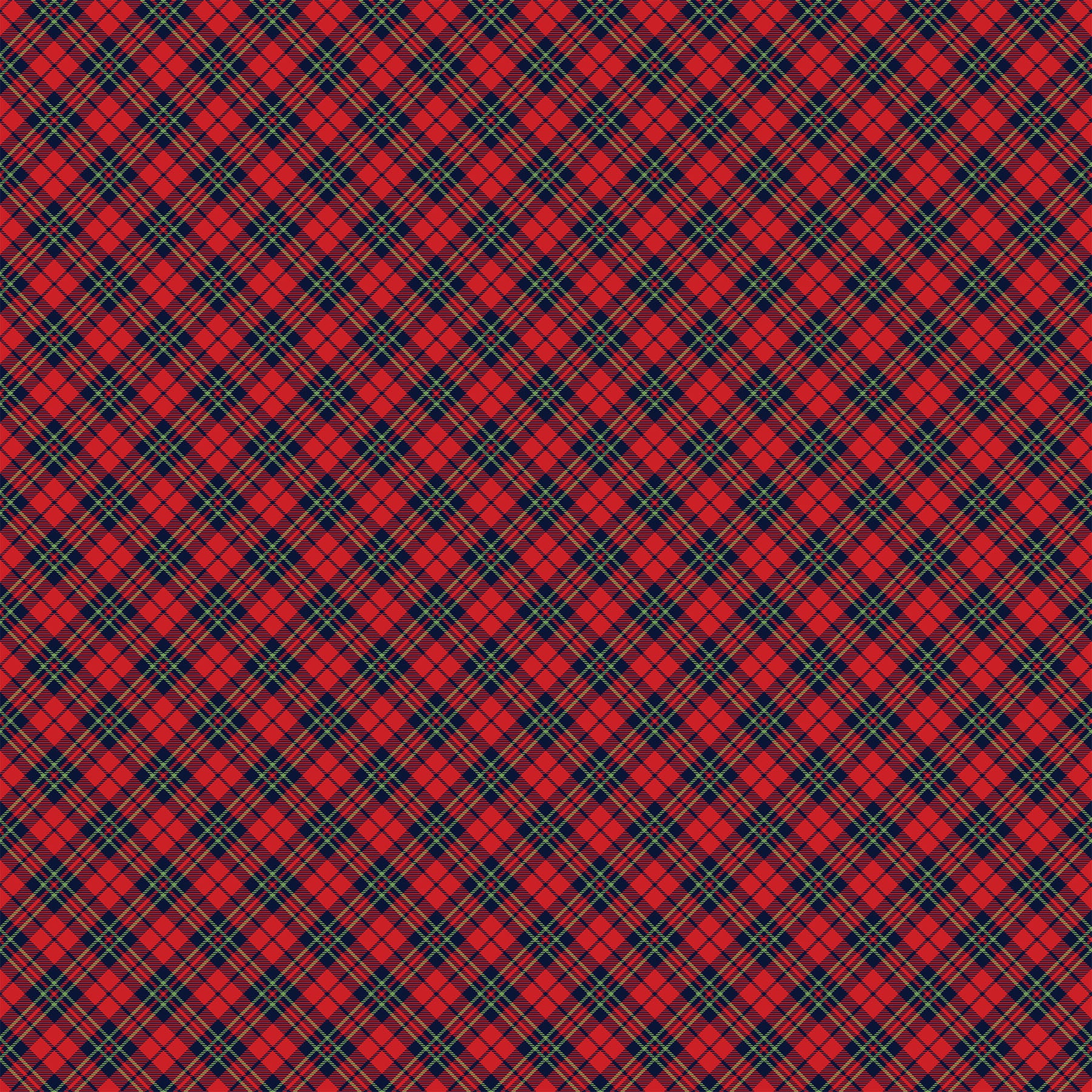 Fabric, Farmstead Friends Red Plaid 26899-24