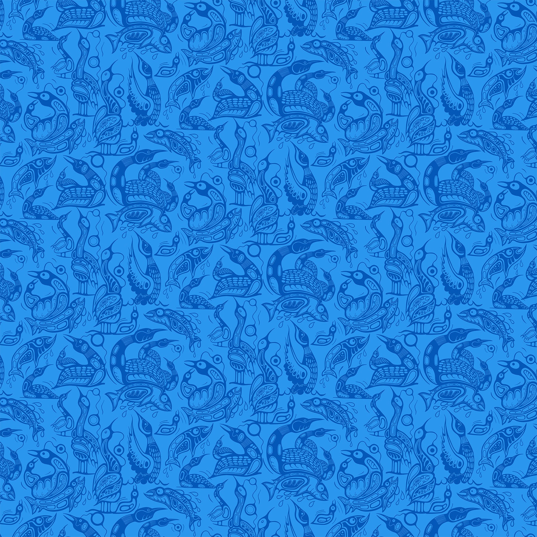 Fabric, Sacred Earth Blue Loon 2l7111-44