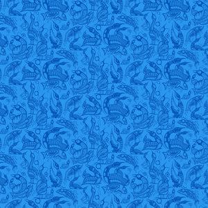 Fabric, Sacred Earth Blue Loon 2l7111-44