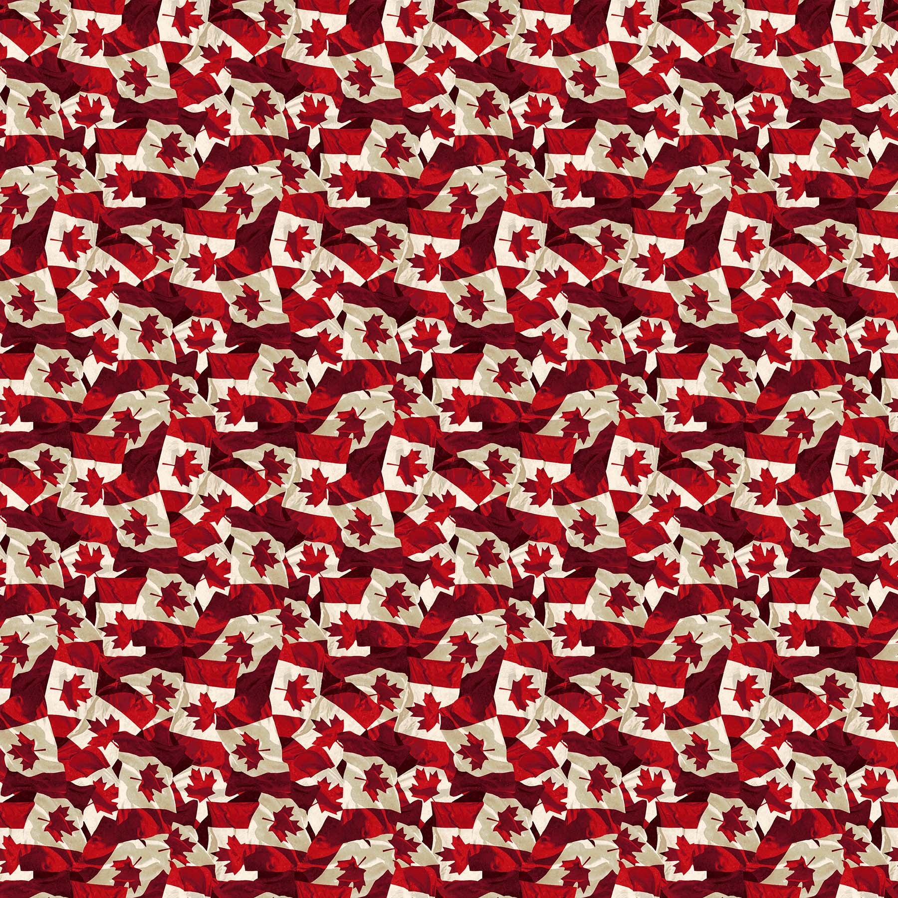 Fabric, Oh Canada 12, Red Beige 27179-24