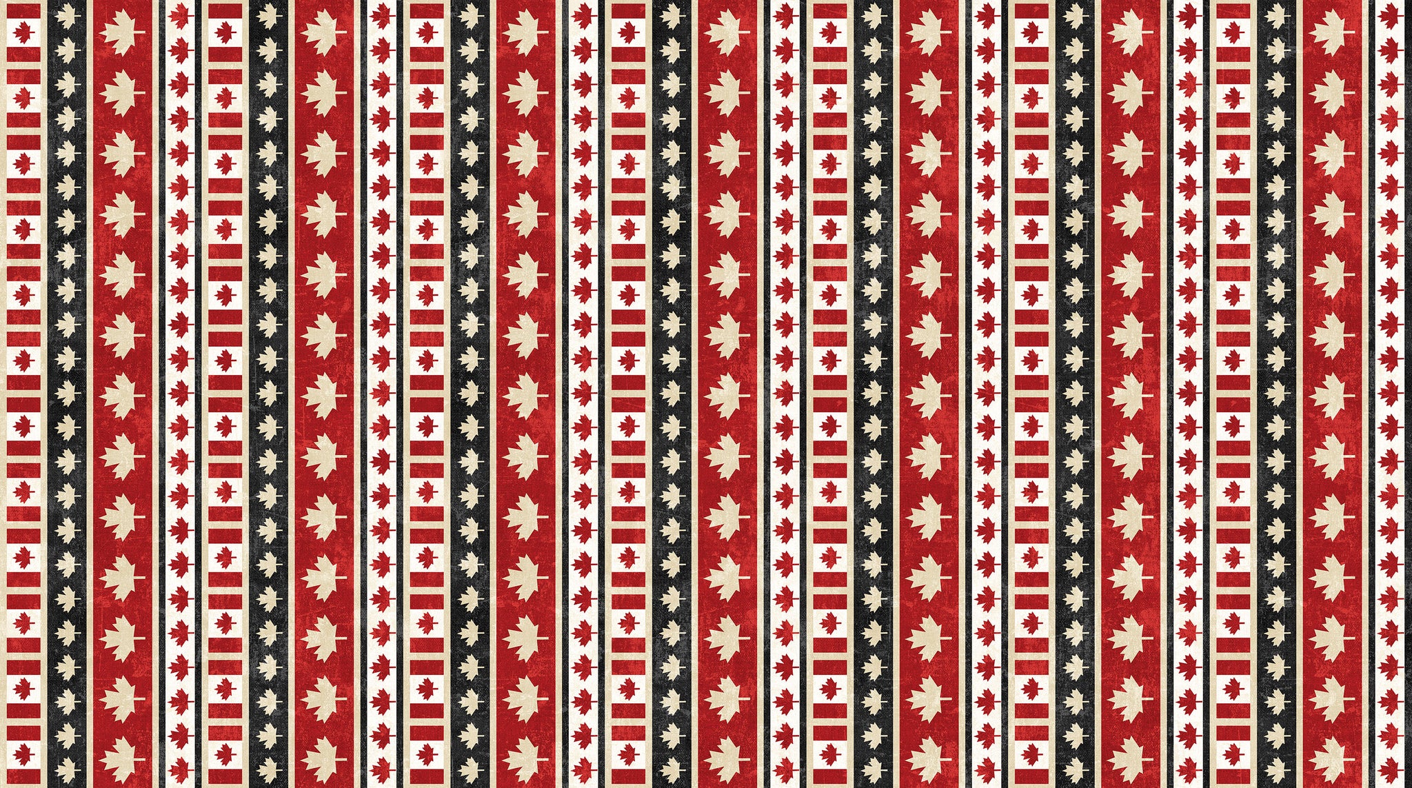 Fabric, Canadian Classics 3, Red Multi 28782-24
