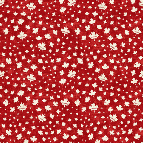 Fabric, Canadian Classics 3, Red Cream 288783-24